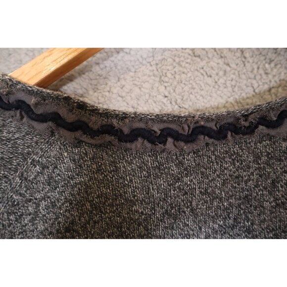 Banana Republic Womens Grey Textured Open Front Cardigan Sweater Size L - Picture 4 of 7